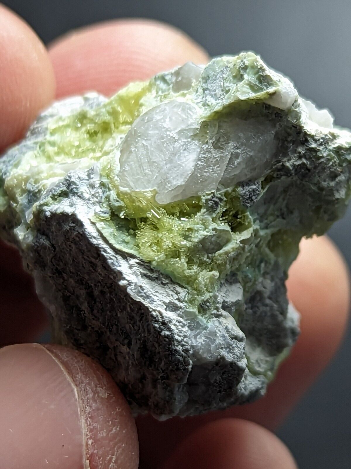 Yellow/ Green Wavellite - John Aleshire Porspect Polk County Arkansas Rare - Collectibles:Rocks Fossils &