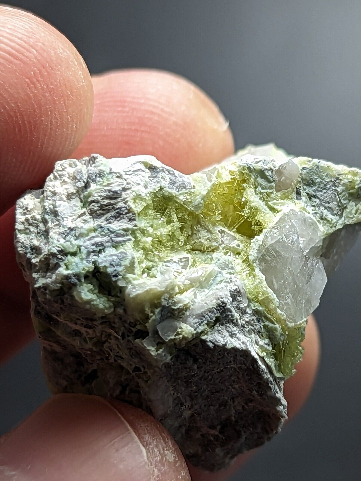 Yellow/ Green Wavellite - John Aleshire Porspect Polk County Arkansas Rare - Collectibles:Rocks Fossils &