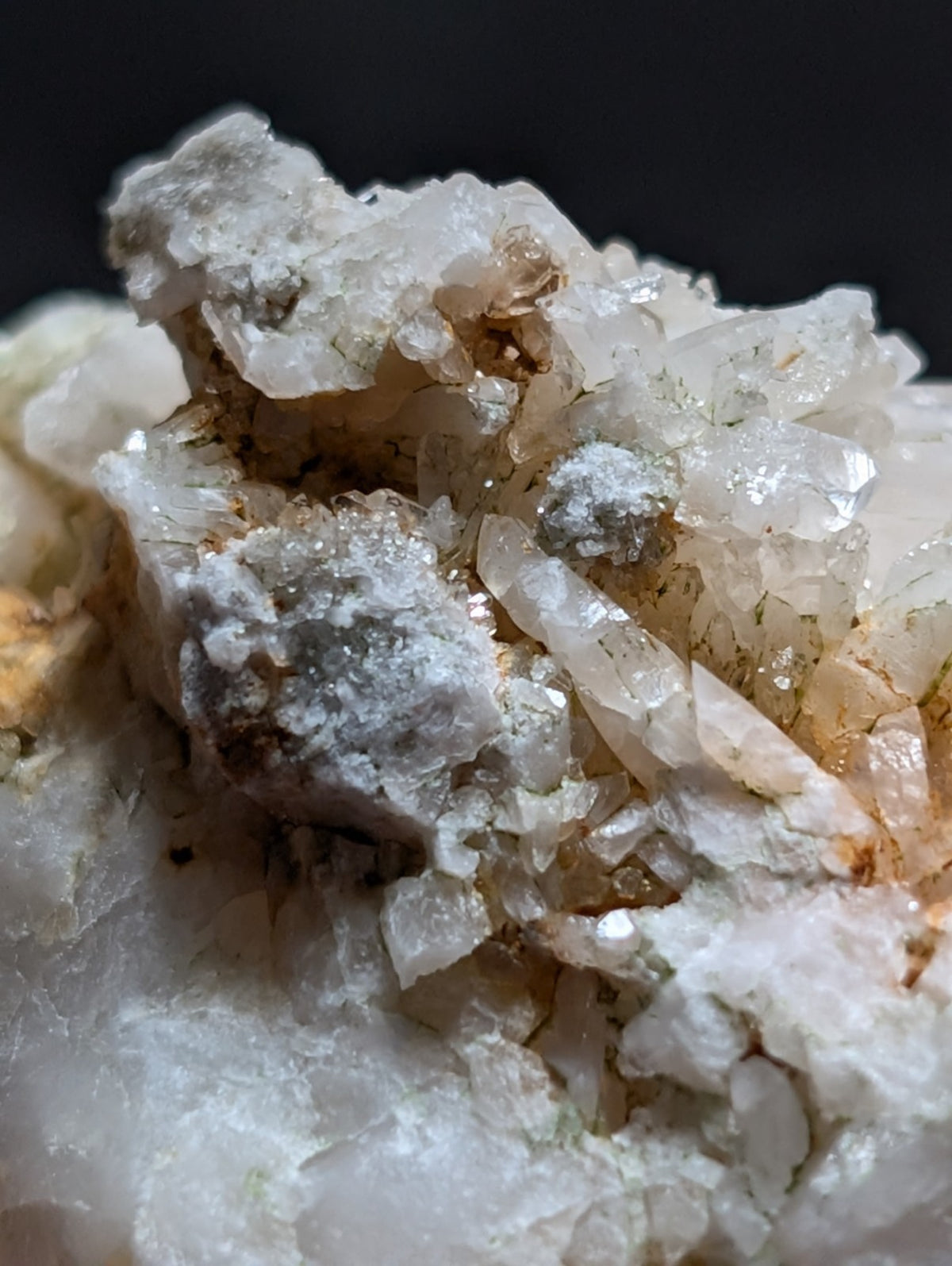 Solution Quartz Crystal Cluster, Saline County, Arkansas, USA, Old Stock
