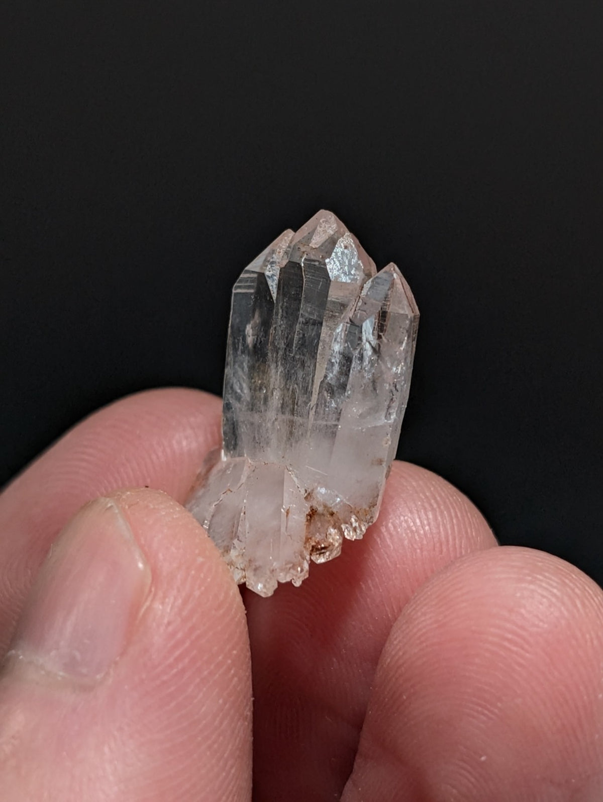 Unique Quartz Crystal Oddity, Double Terminated, Montgomery County, Arkansas