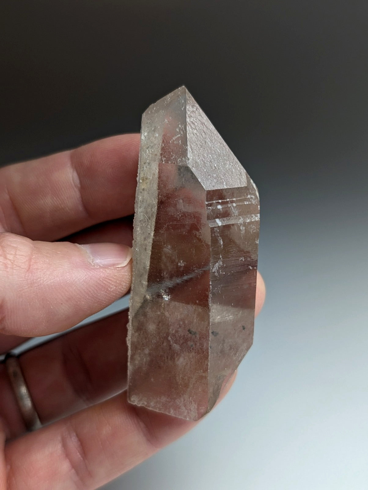 Natural Smoky Quartz Crystal w/ Very unique inclusions, Garland County, Arkansas