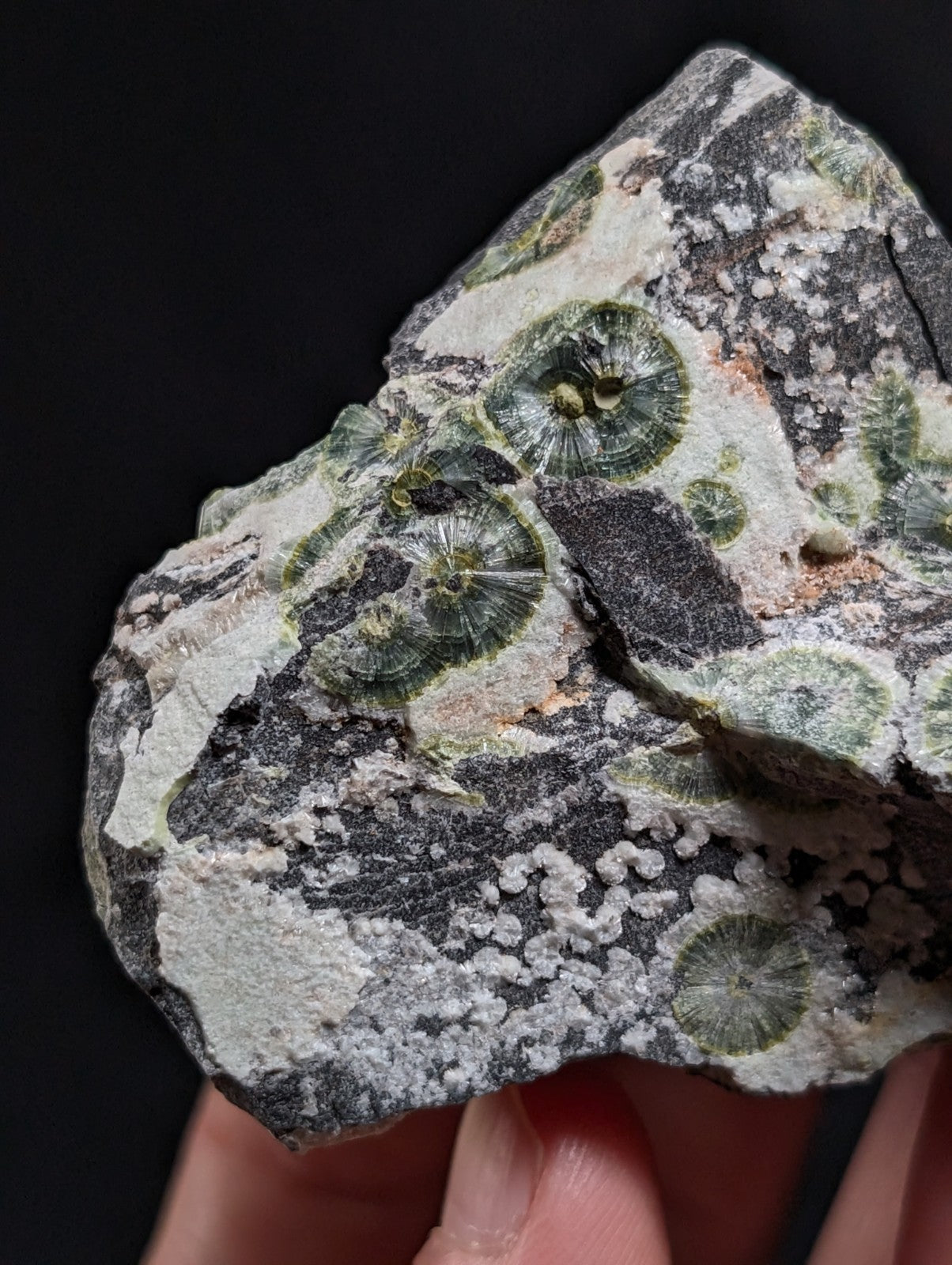 A+++ UV Reactive Wavellite -Old Stock- Mauldin Mountain, Arkansas, USA, RARE!