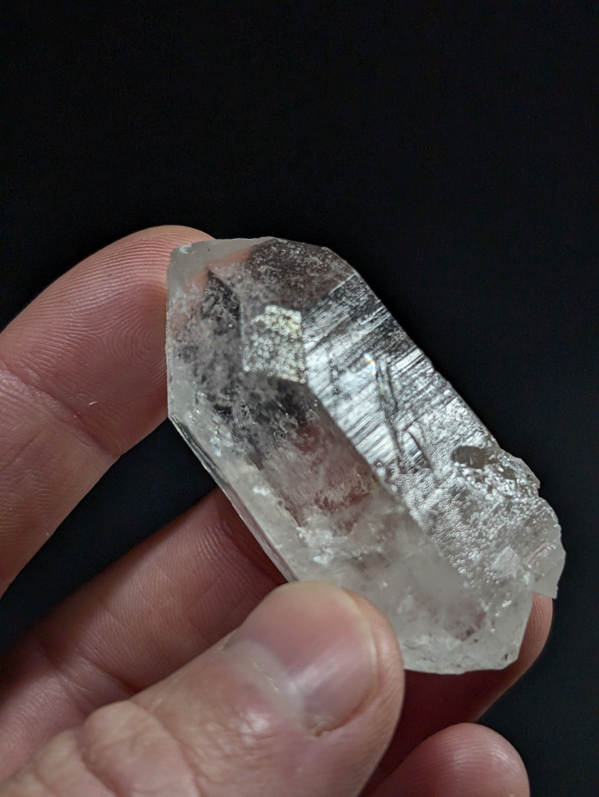 Unique Quartz Crystal -DT with Etchings, Garland County, Arkansas, USA