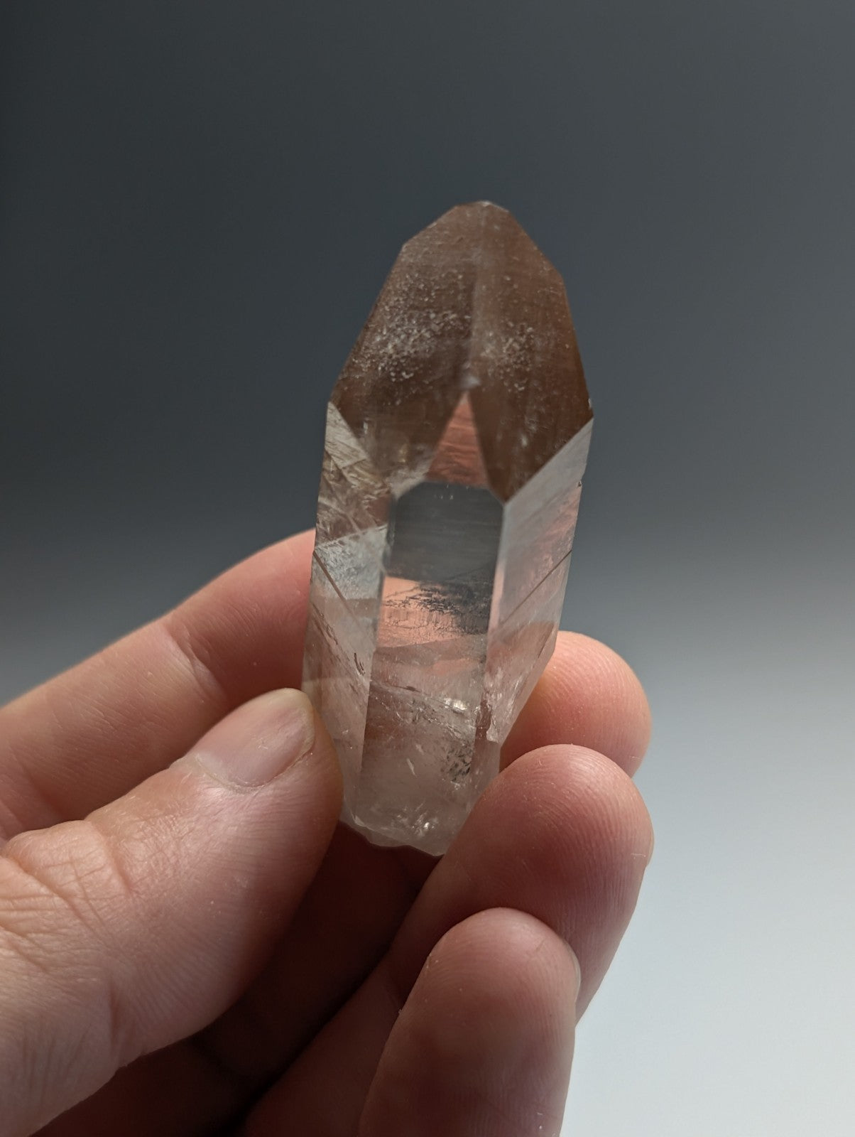 Natural Smoky Quartz Crystal w/ Very unique inclusions, Garland County, Arkansas