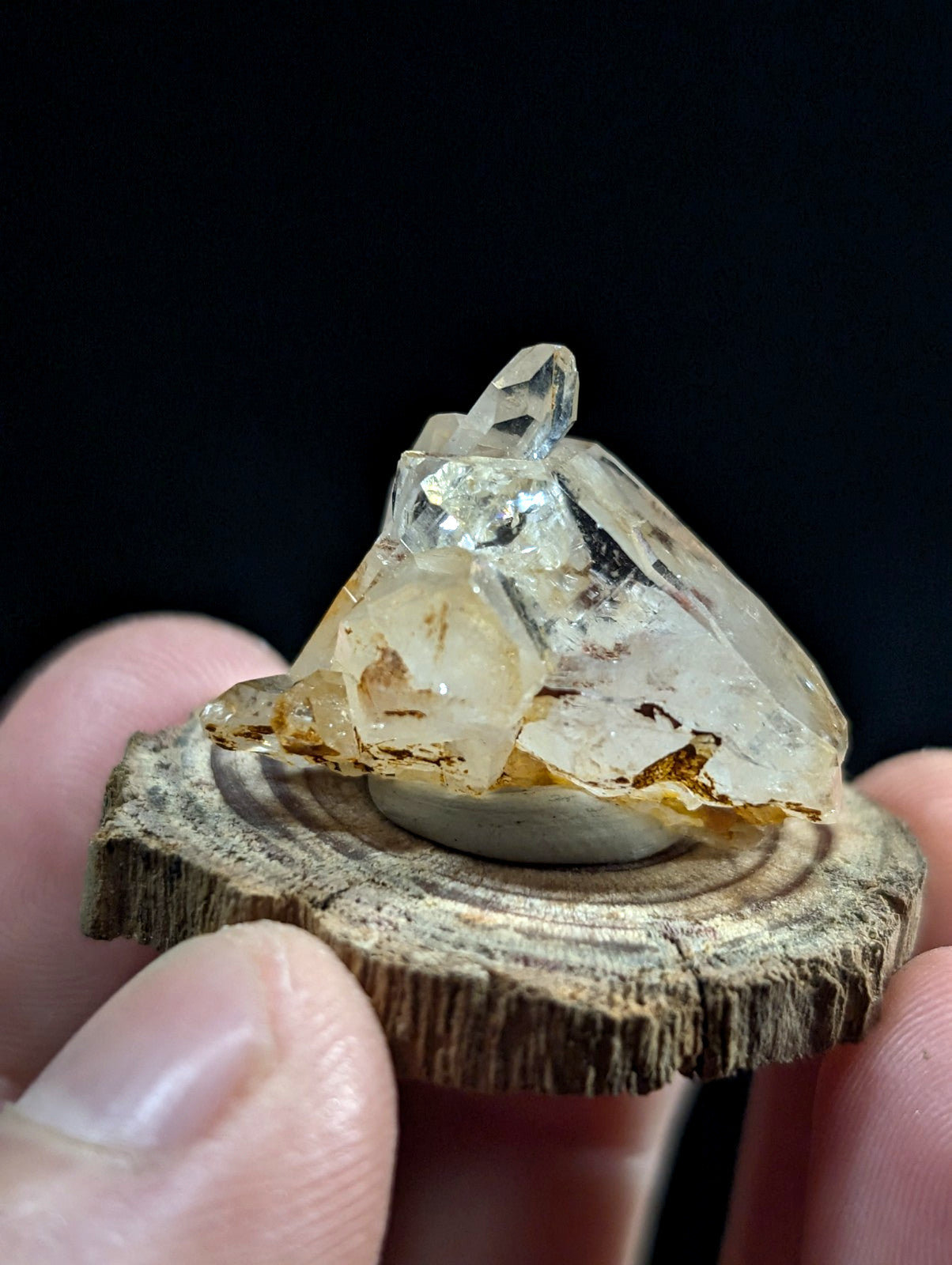 A+ Unique Quartz Crystal Cluster, Montgomery County, Arkansas, w/ base