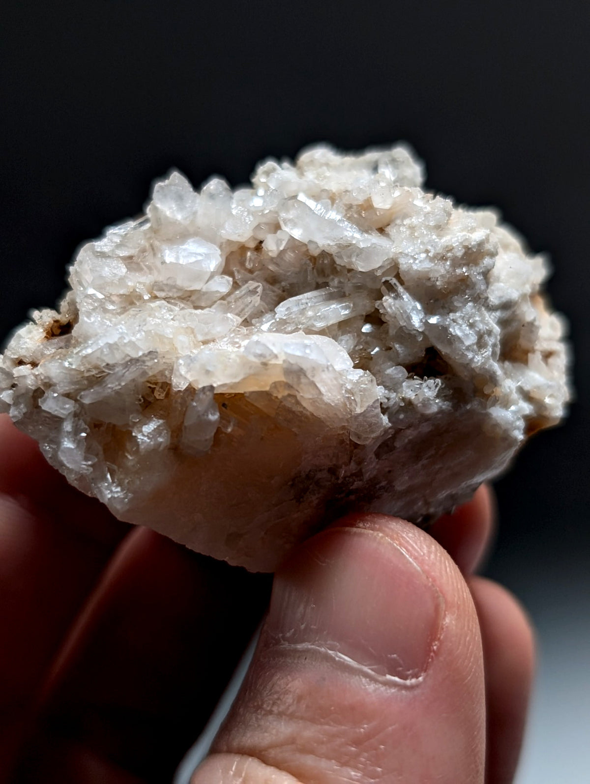 Solution Quartz Crystal Cluster, Saline County, Arkansas, USA, Old Stock