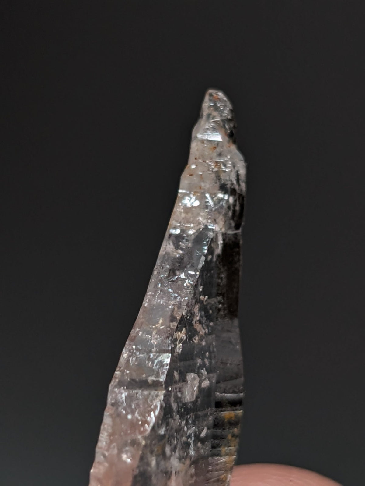 Sheet Quartz Crystal Oddity, Double Terminated, Garland County, Arkansas, USA