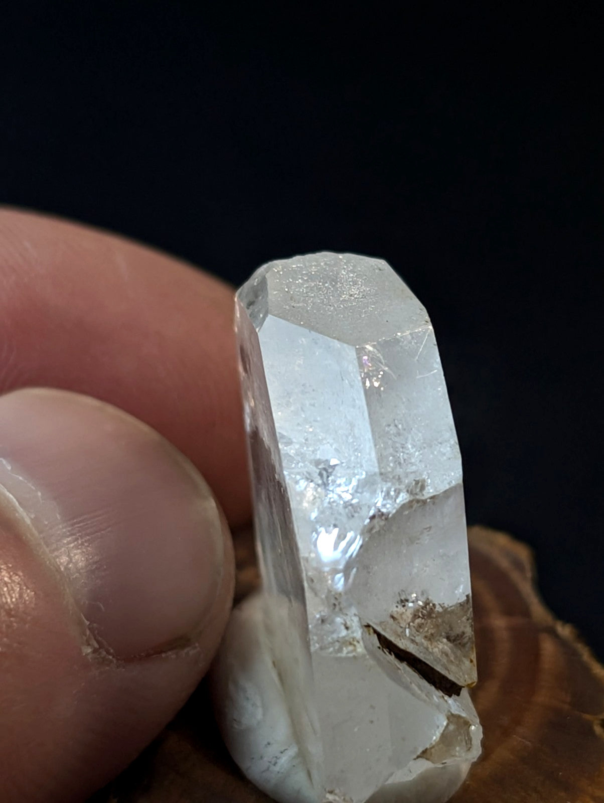 EXTREMELY RARE Pinacoid Quartz w/ "C-face", Mcgraw Mountain, Arkansas, USA