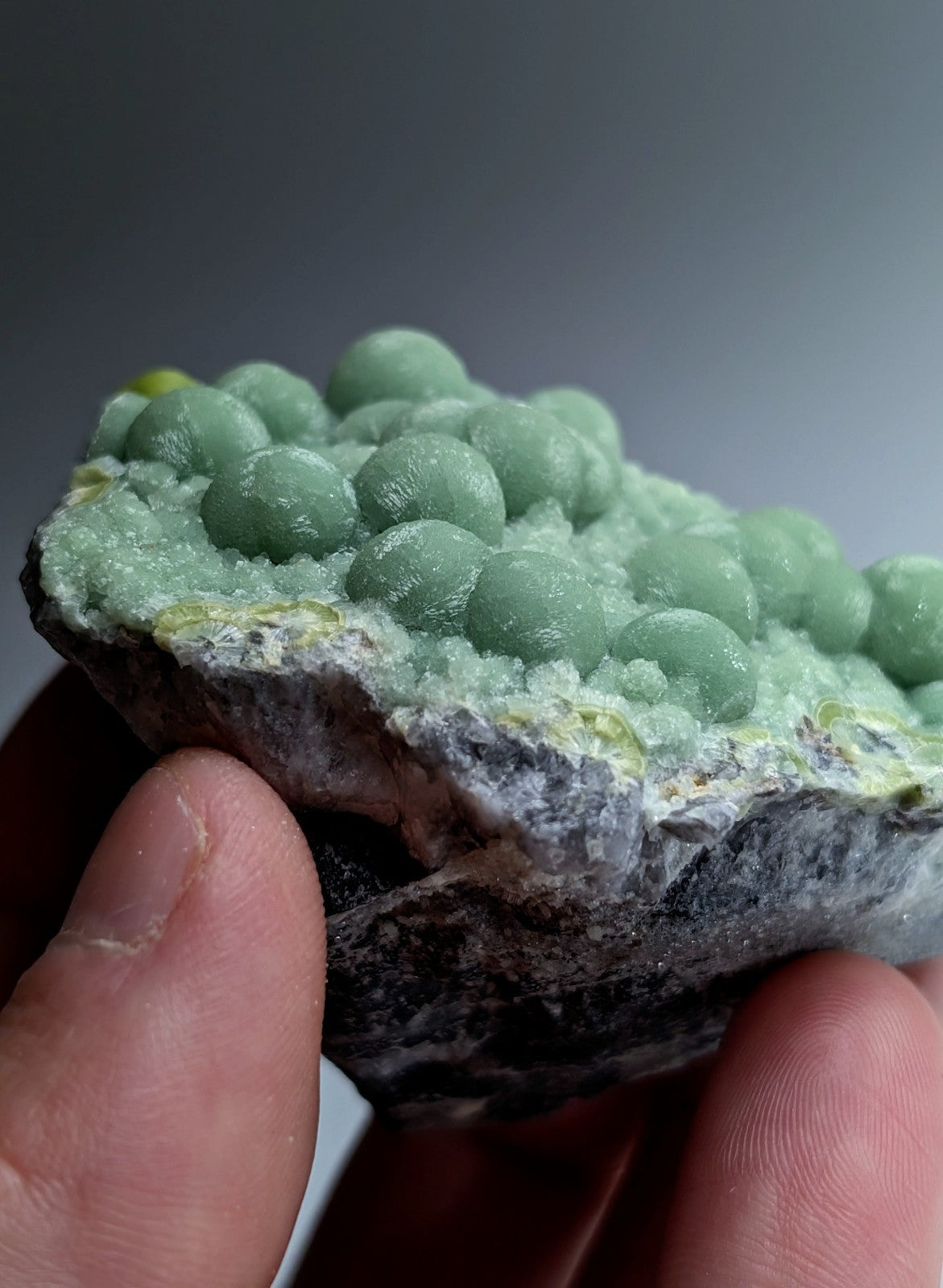 A+ Green Wavellite - Fantastic Old Stock - Mauldin Mountain, Arkansas, USA