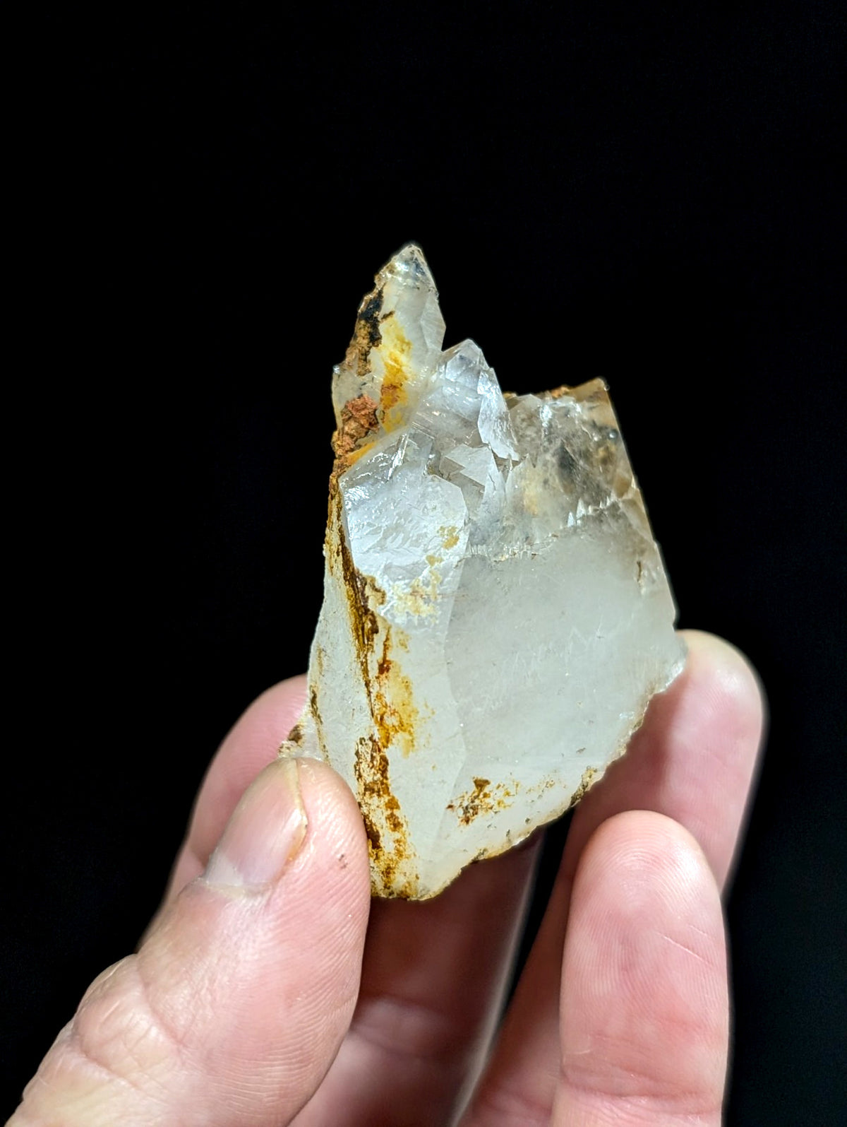 Unique Etched Quartz Crystal Point, Old Stock, Saline County, Arkansas
