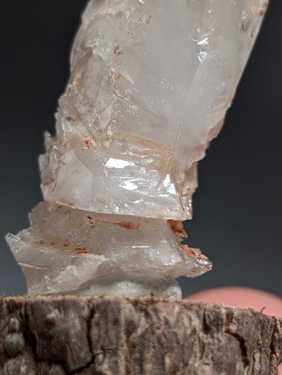 Growth Interference Quartz Crystal - Montgomery County, Arkansas, ooak, Unique