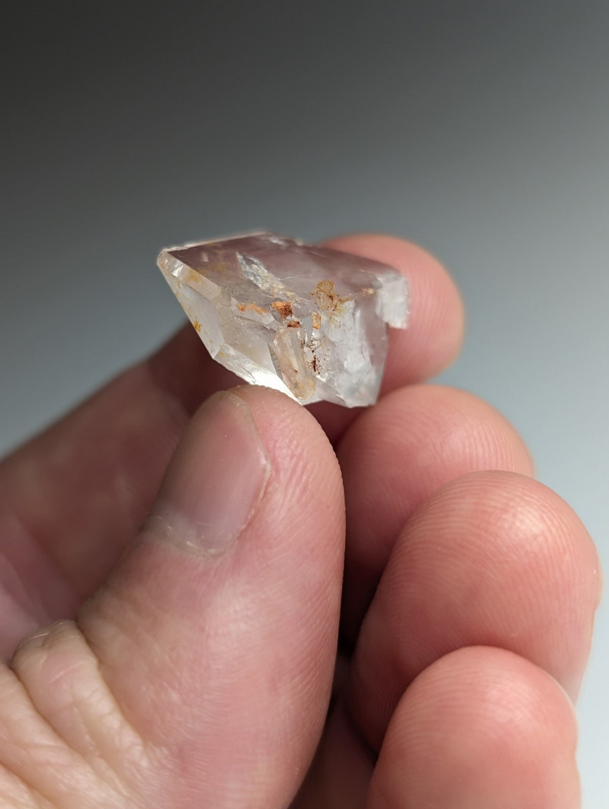 Unique Quartz Crystal Point w/ DT form, Garland County, Arkansas, USA
