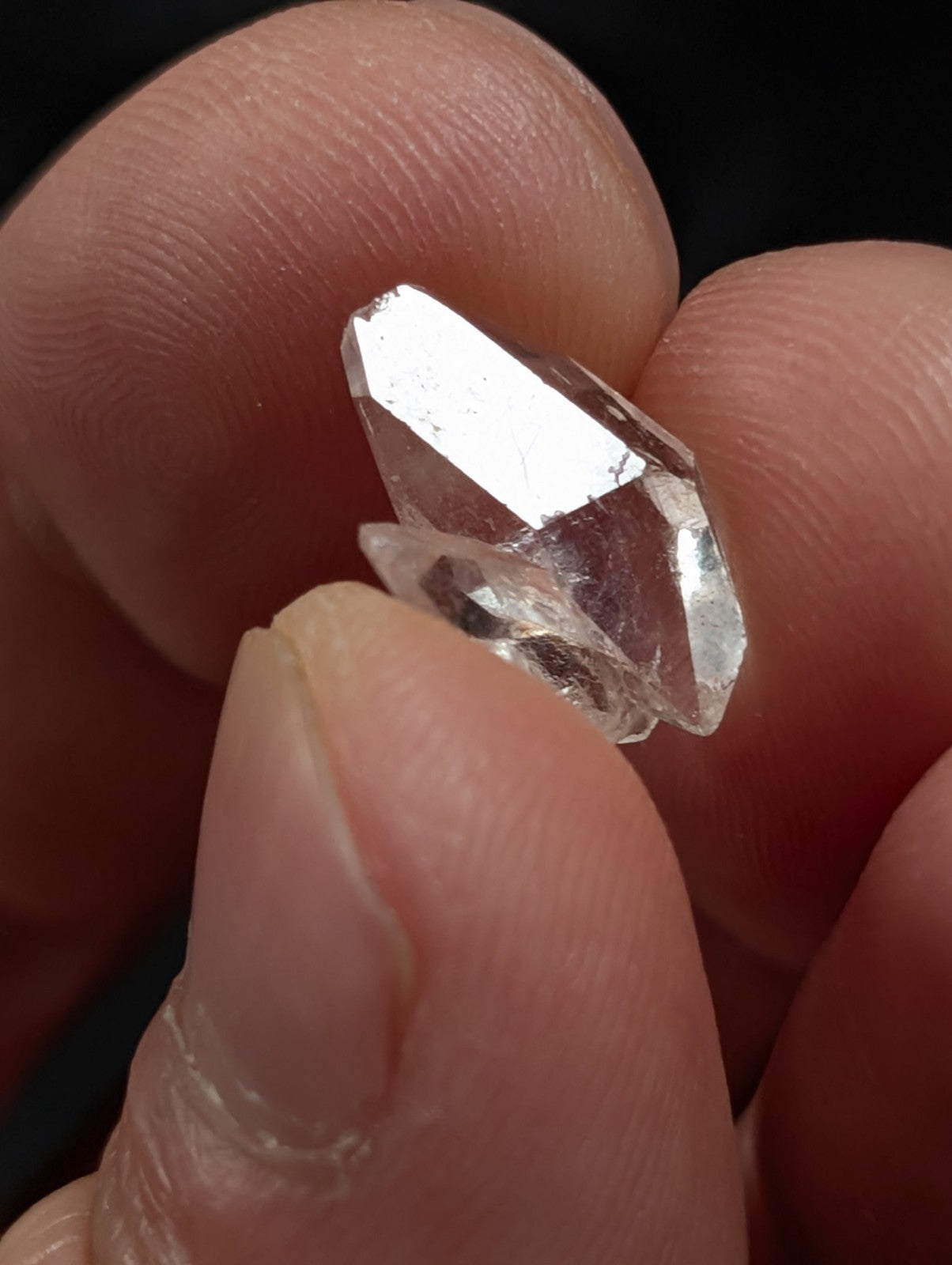 Set of 3 Arkansas Quartz Crystals, DT Arkimers, Garland County, Unique & OOAK