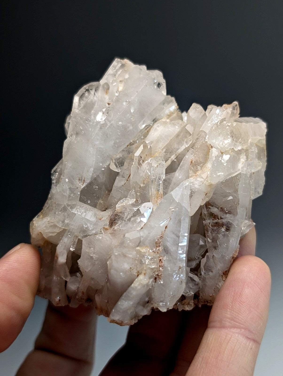Unique Faden Quartz Crystal Cluster, Montgomery County, Arkansas, USA, A+