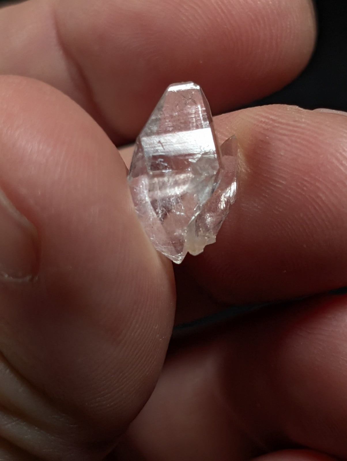 Set of 3 Arkansas Quartz Crystals, DT Arkimers, Garland County, Unique & OOAK