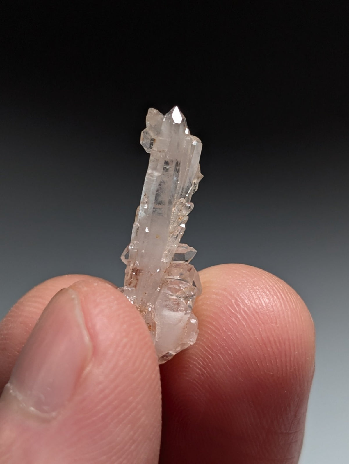 Set of 3 Faden Quartz Crystals, Montgomery County, Arkansas, USA, OOAK/Unique!