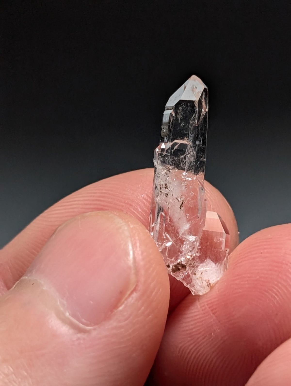 Set of 5 Faden Quartz Crystals, Montgomery County, Arkansas, USA, OOAK/Unique