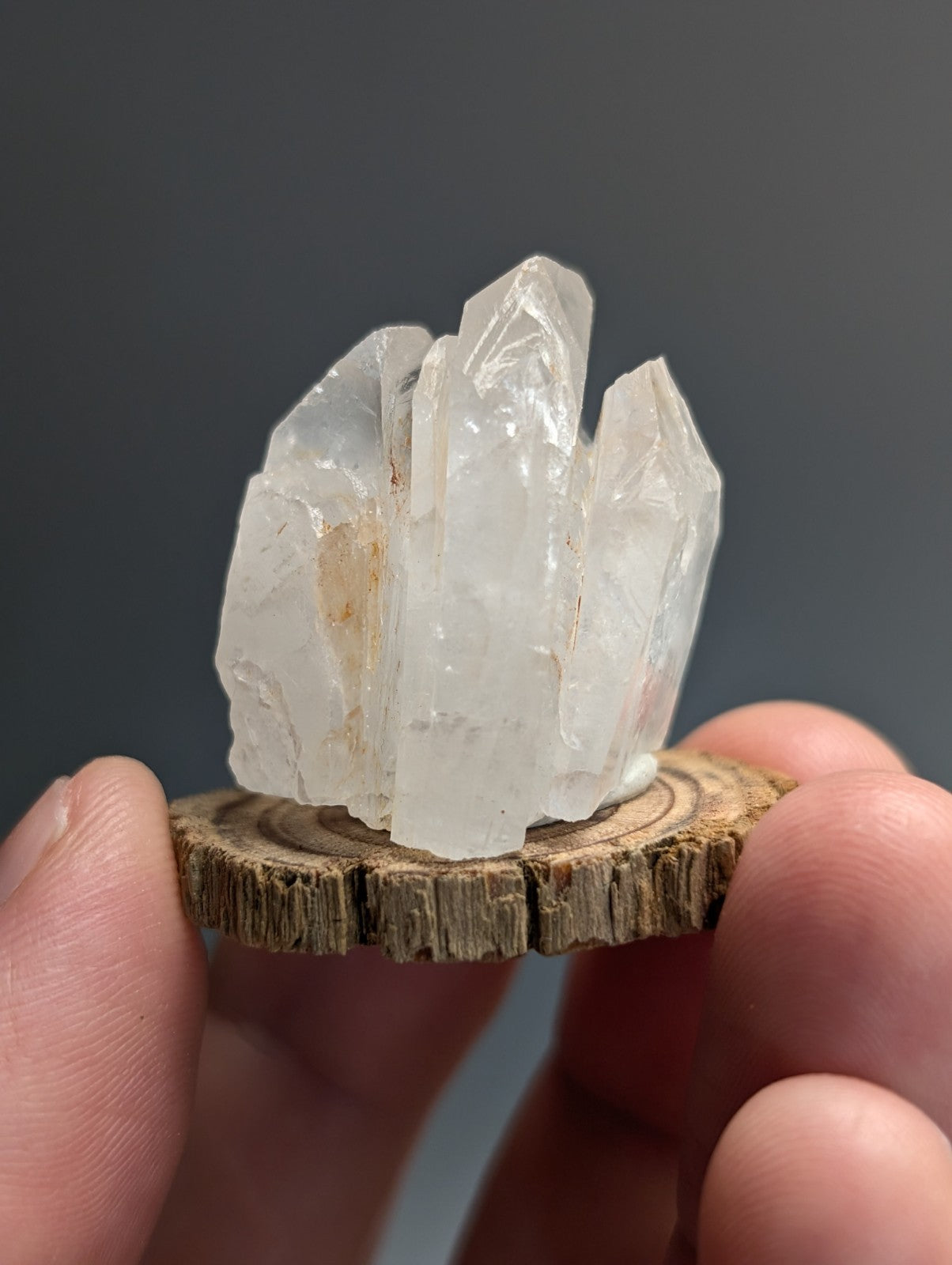 Growth Interference Quartz Crystal - Montgomery County, Arkansas, ooak, Unique