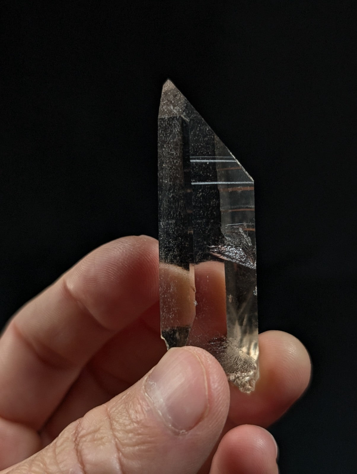 Natural Smoky Quartz Crystal w/ Very unique inclusions, Garland County, Arkansas