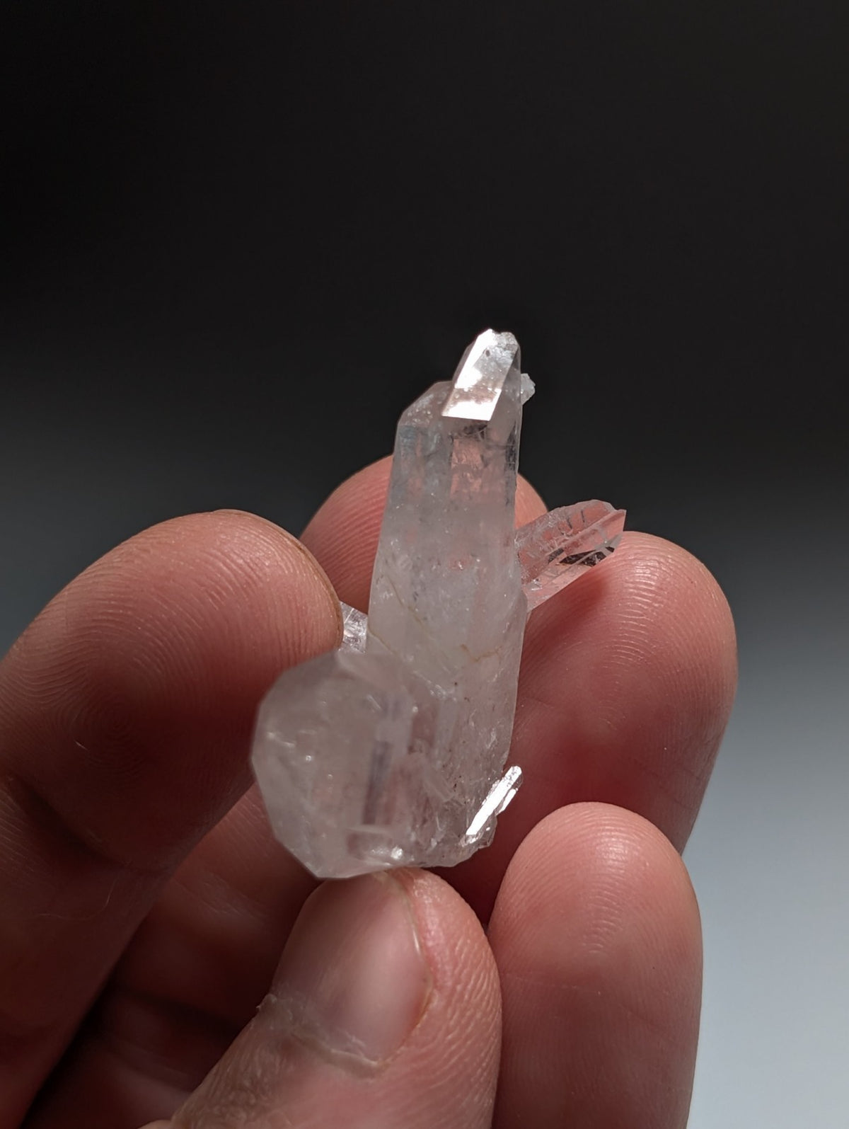 Japan Law Quartz Crystal, Collier Creek, Montgomery County, Arkansas, VERY RARE