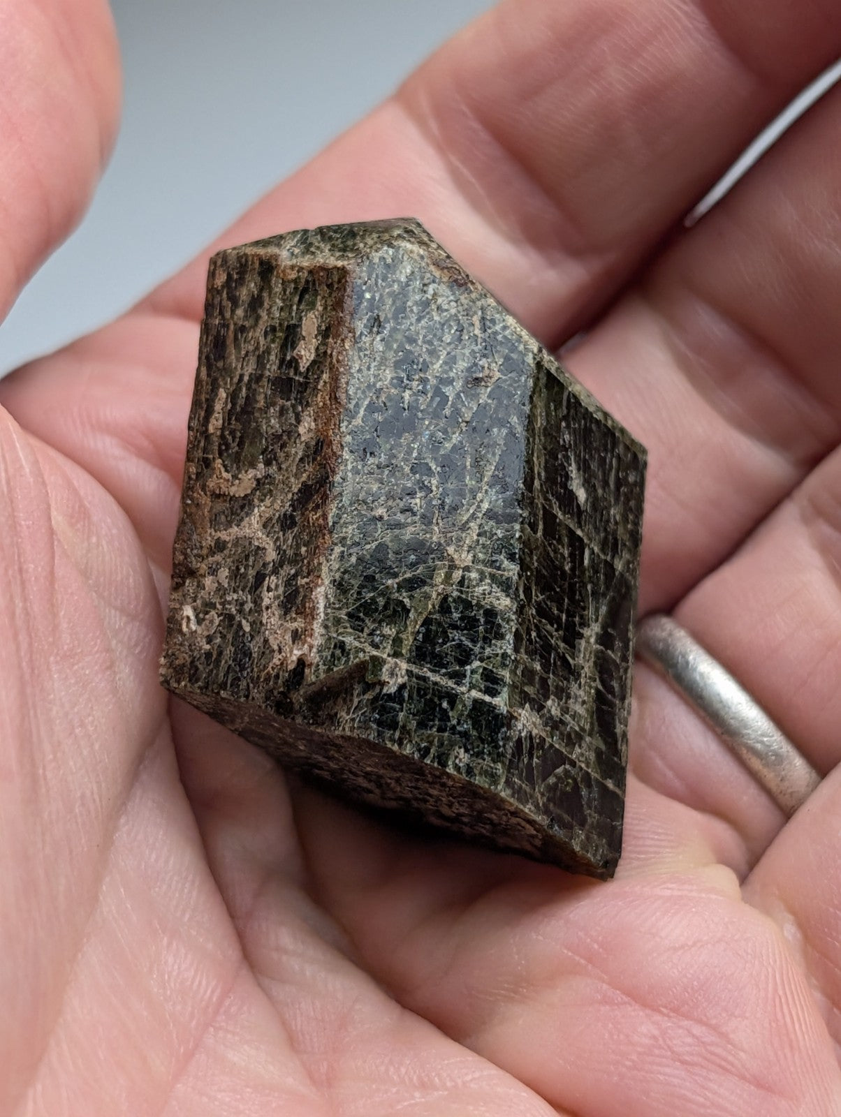 Diopside  (Ex Henry Delinde Collection) Yates Mine, Quebec, Canada, 1977