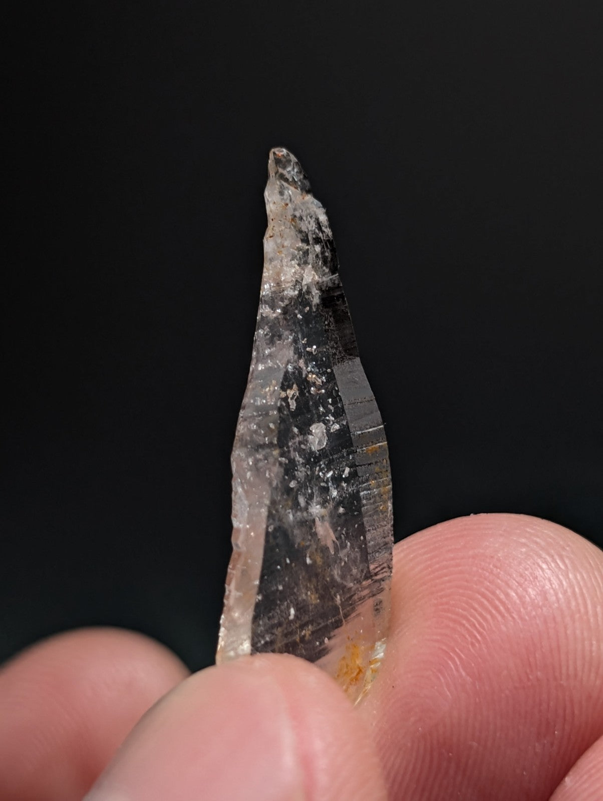 Sheet Quartz Crystal Oddity, Double Terminated, Garland County, Arkansas, USA