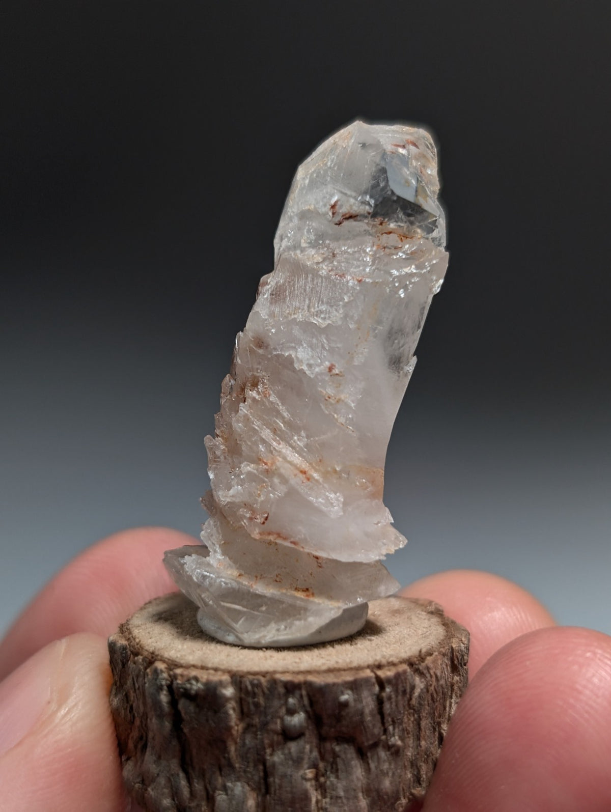 Growth Interference Quartz Crystal - Montgomery County, Arkansas, ooak, Unique