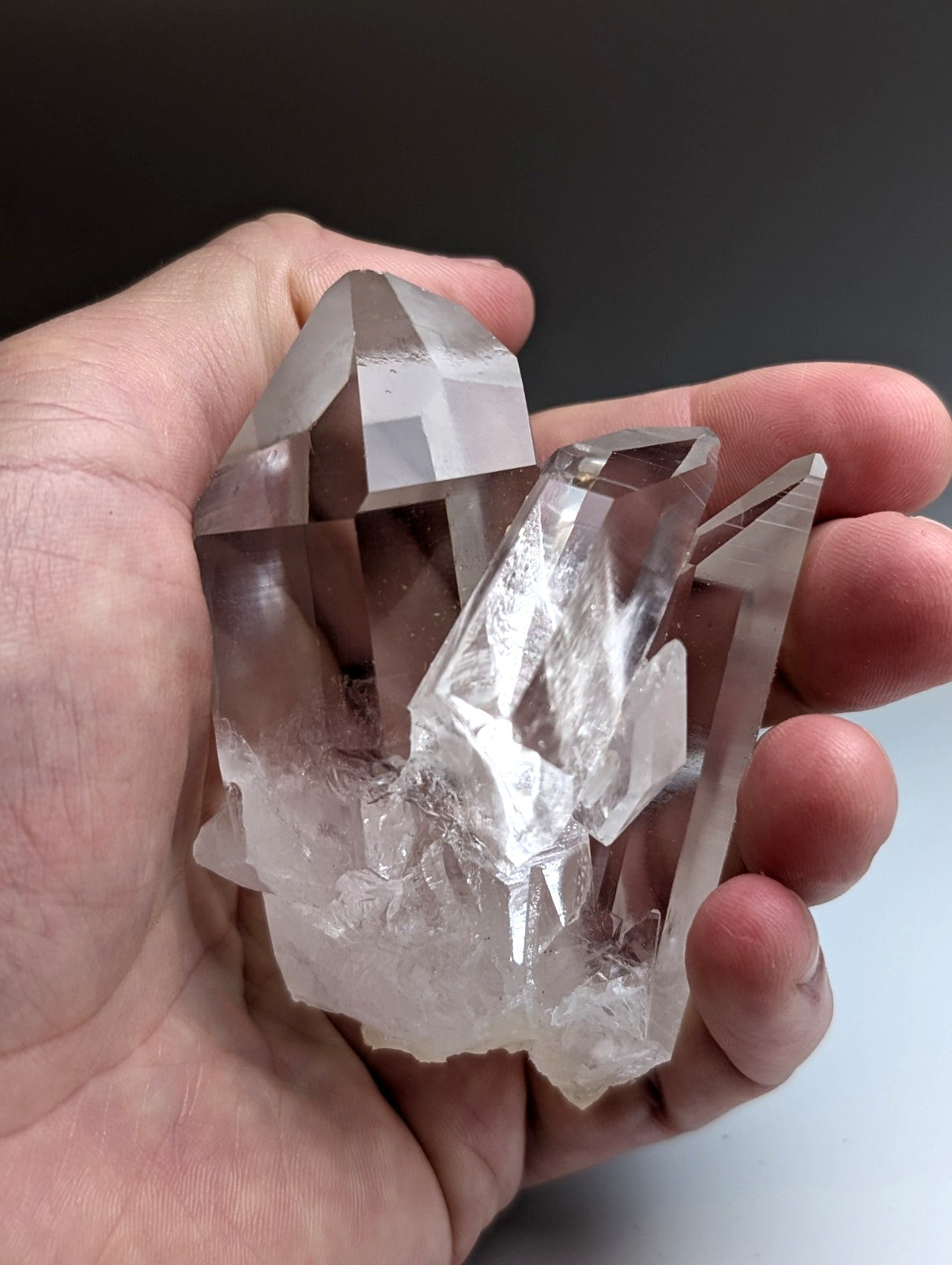 A+ Quartz Crystal Cluster, Ocus Stanley Mine, Montgomery County, Arkansas, USA