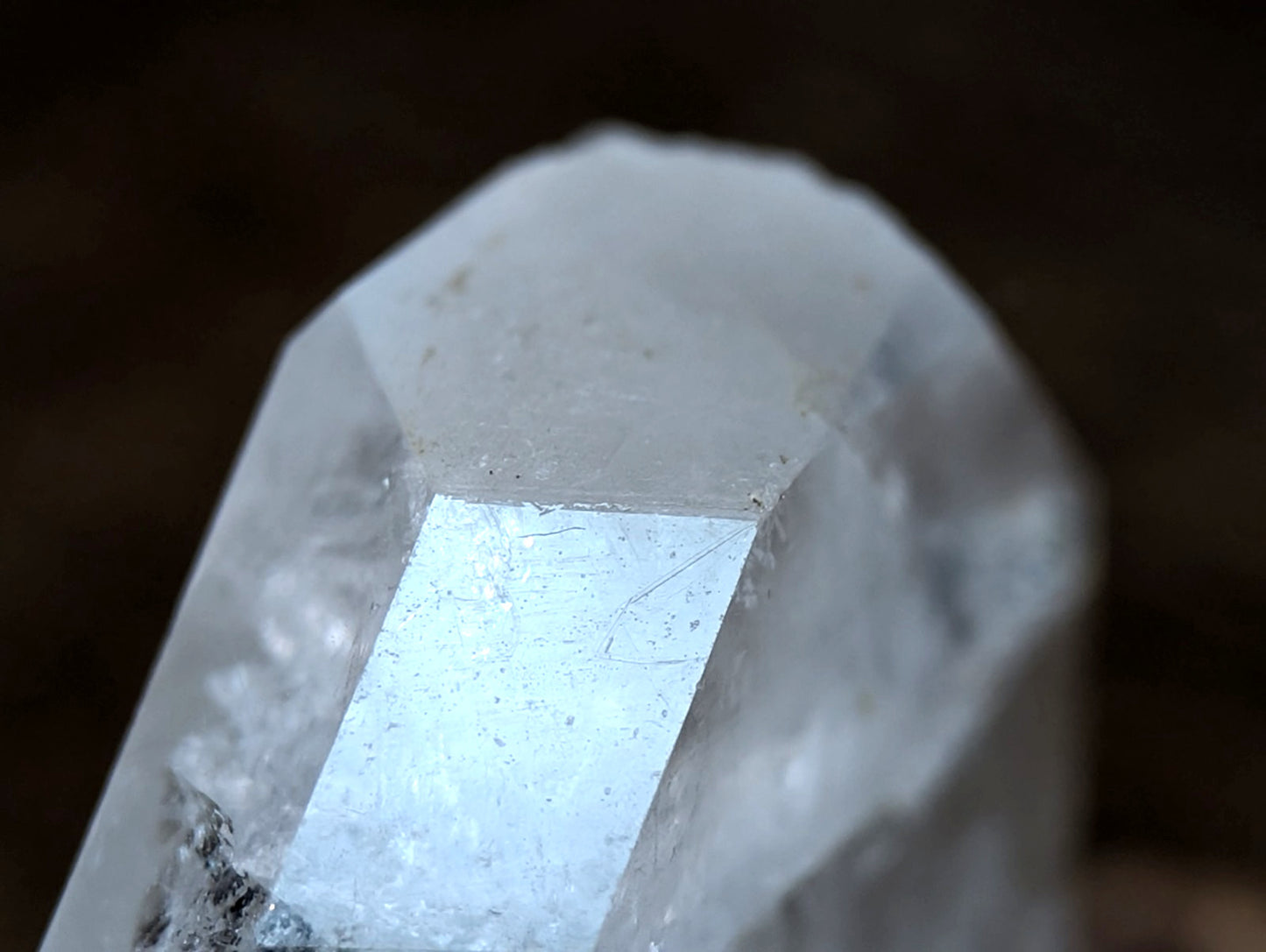 EXTREMELY RARE Pinacoid Quartz w/ "C-face", Mcgraw Mountain, Arkansas, USA
