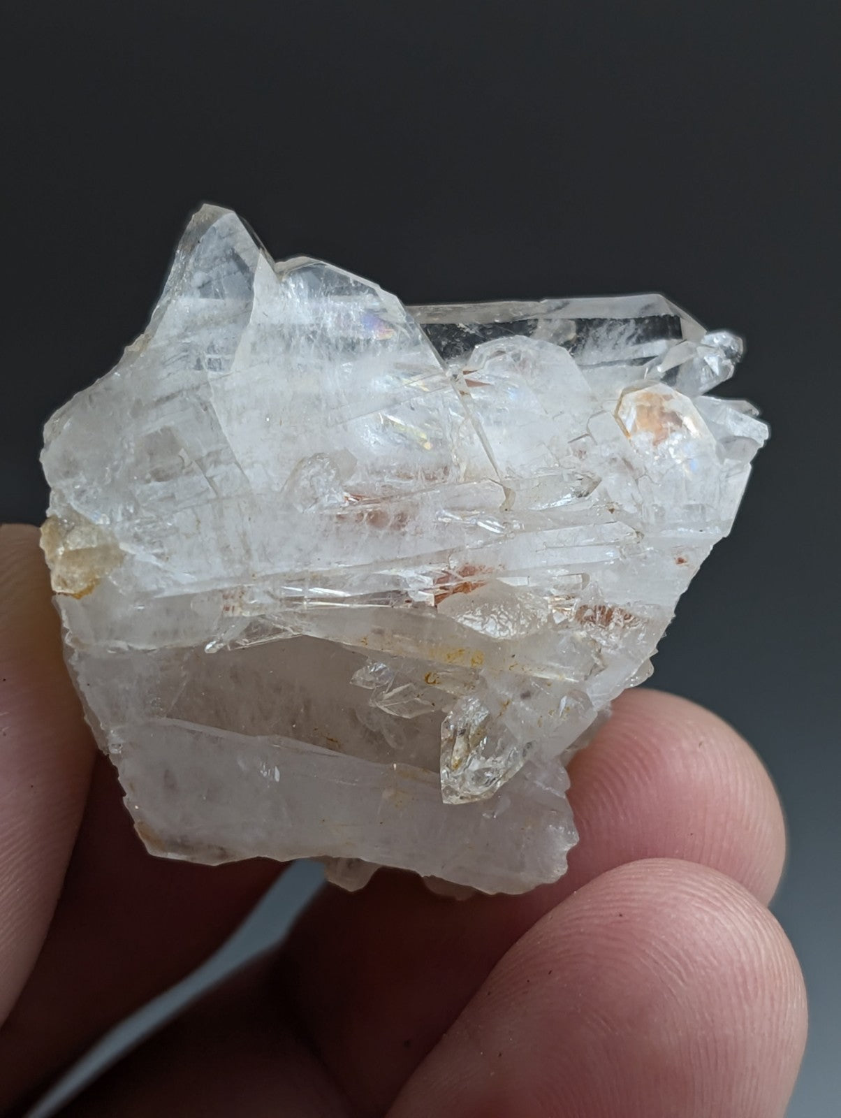 Faden Quartz Crystal, Unique, from Montgomery County, Arkansas, USA