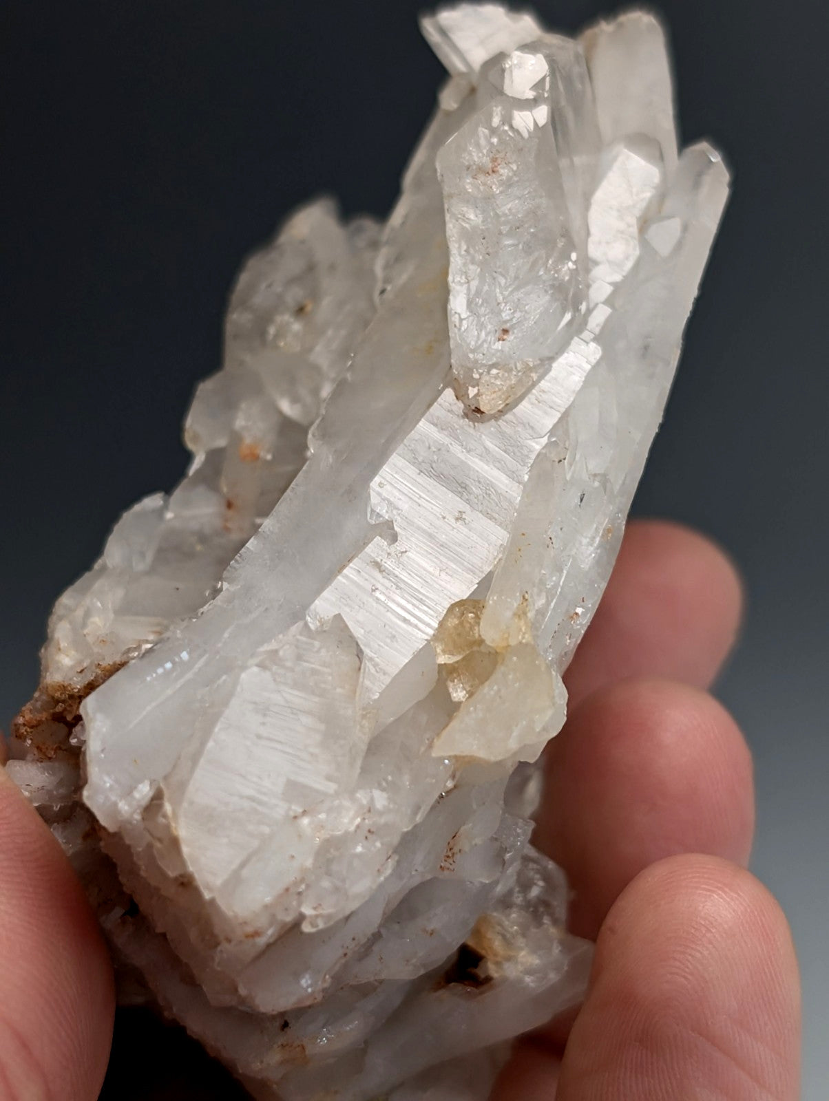 Unique Faden Quartz Crystal Cluster, Montgomery County, Arkansas, USA, A+