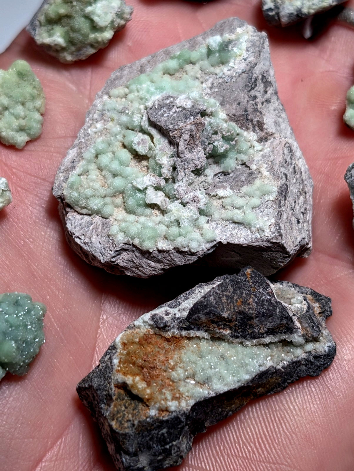Set of 10 Wavellites - Fantastic Old Stock - Mauldin Mountain, Arkansas, ooak