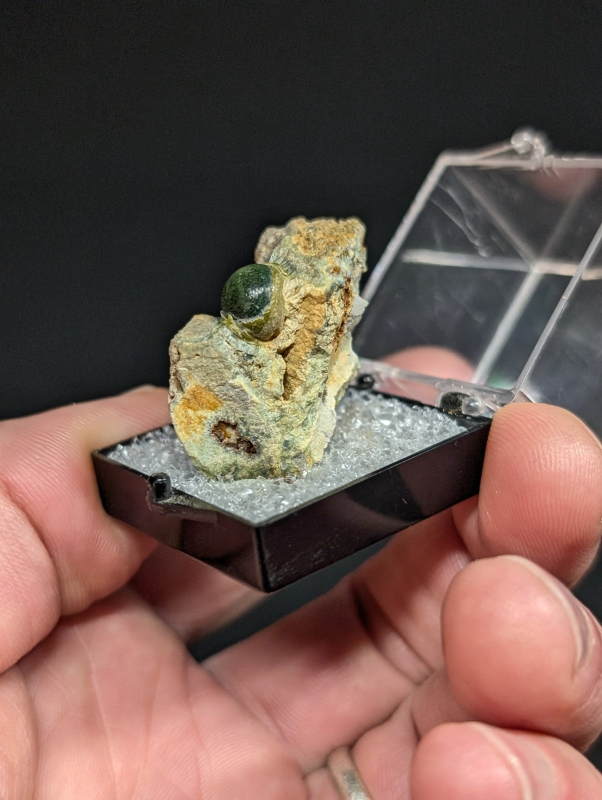 Wavellite - Unique Old Stock - Delinde Mine, 1960s - Garland County, Arkansas