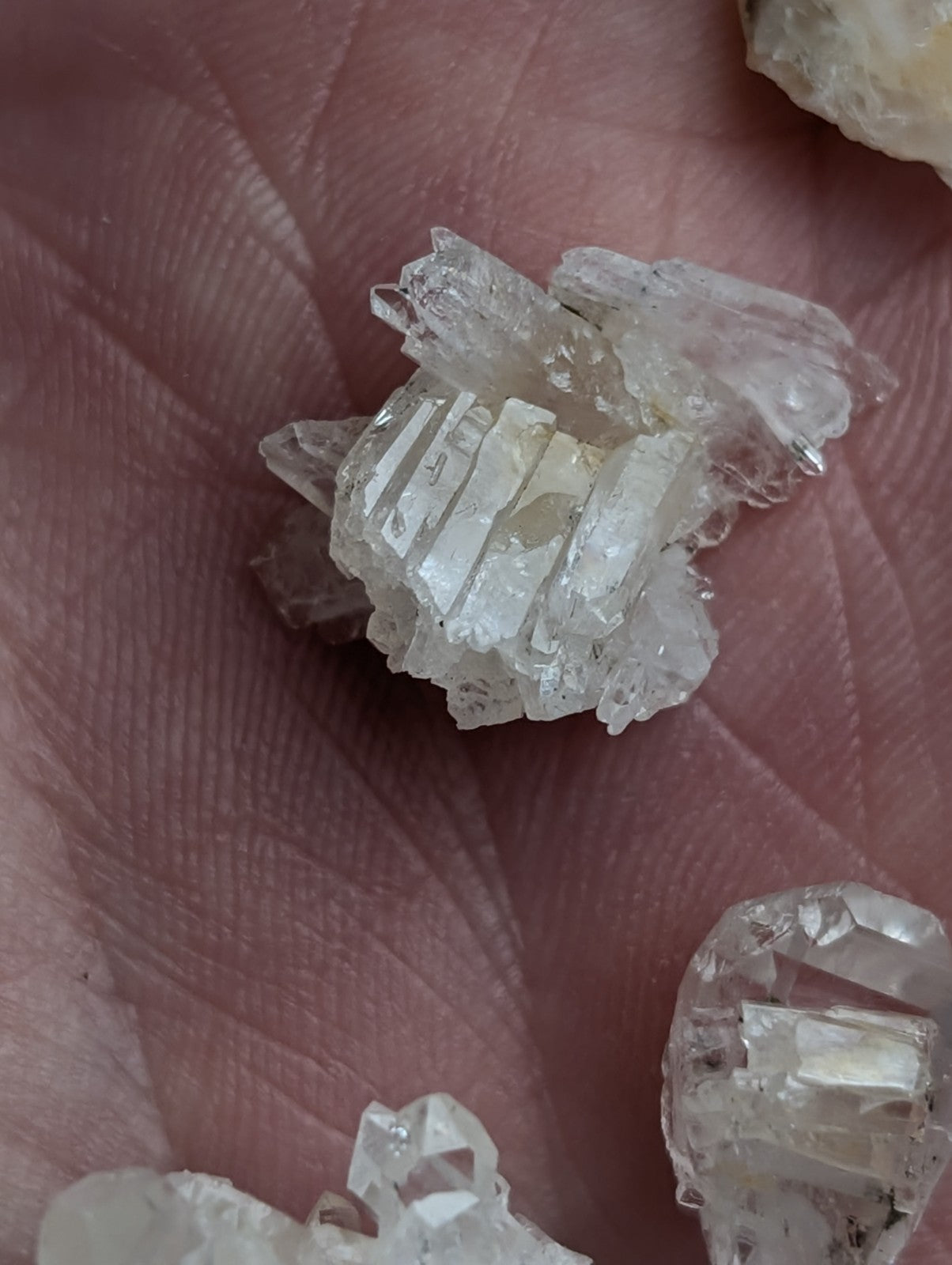 Small Solution Quartz + Cookeite, OOAK Set of x10, Saline County, Arkansas