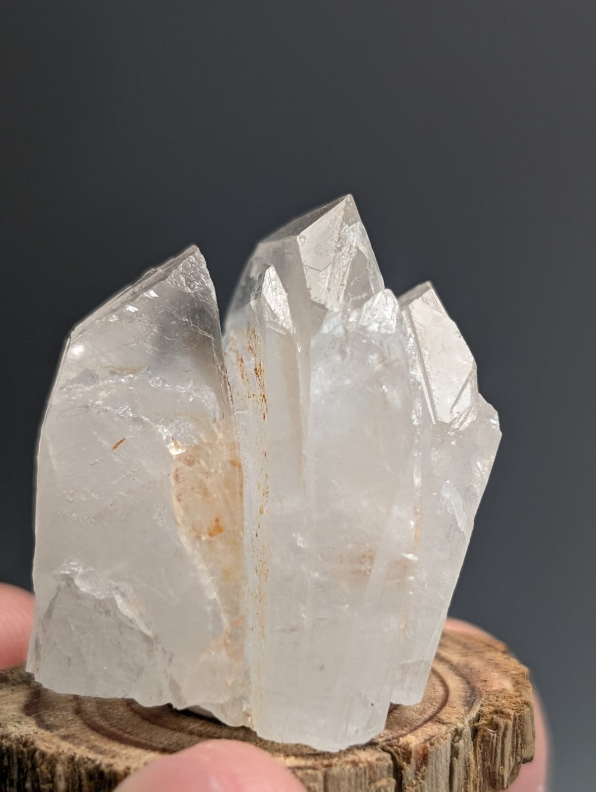 Growth Interference Quartz Crystal - Montgomery County, Arkansas, ooak, Unique