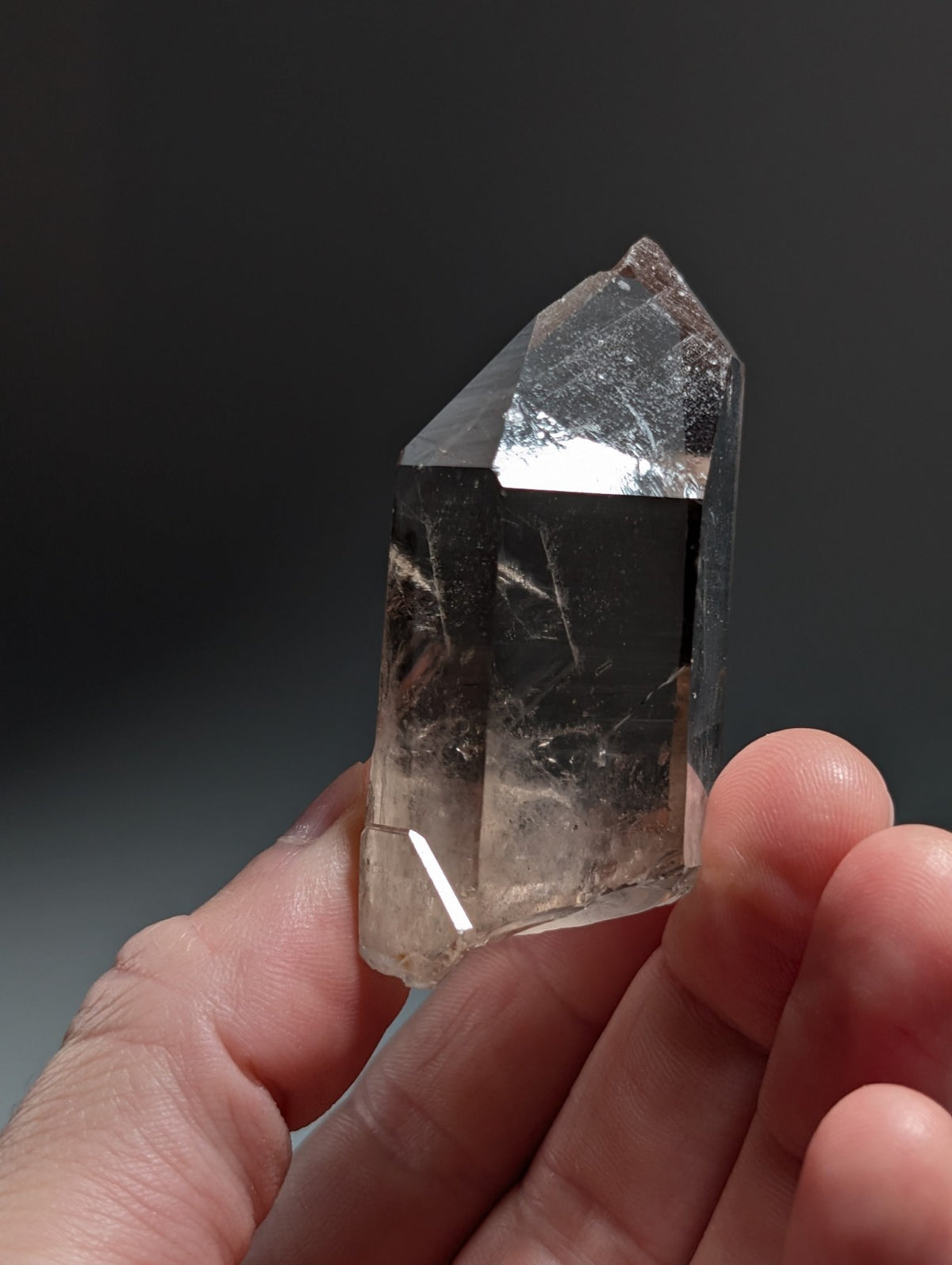 Natural Smoky Quartz Crystal w/Very unique inclusions, Garland Co. Arkansas RARE