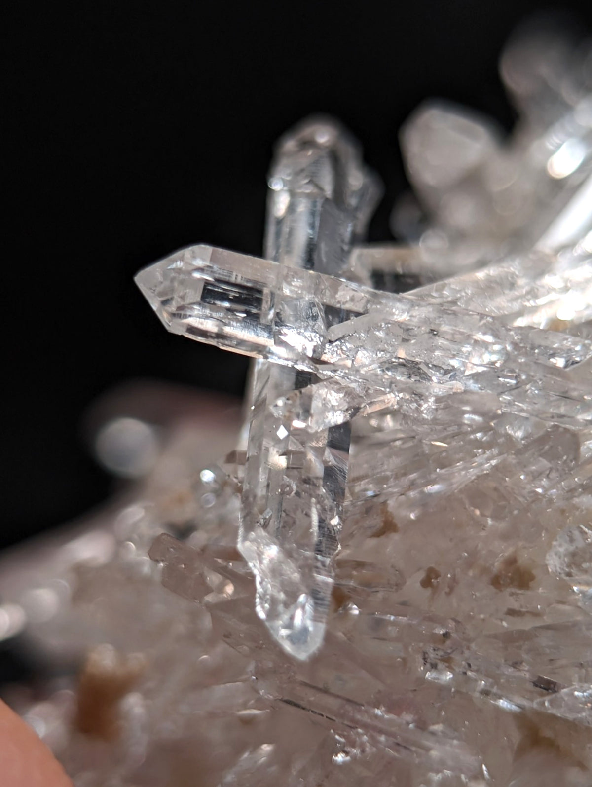 A++ Solution Quartz Burr w/ UV Reactive Cookeite, Jeffrey Quarry, Arkansas, RARE