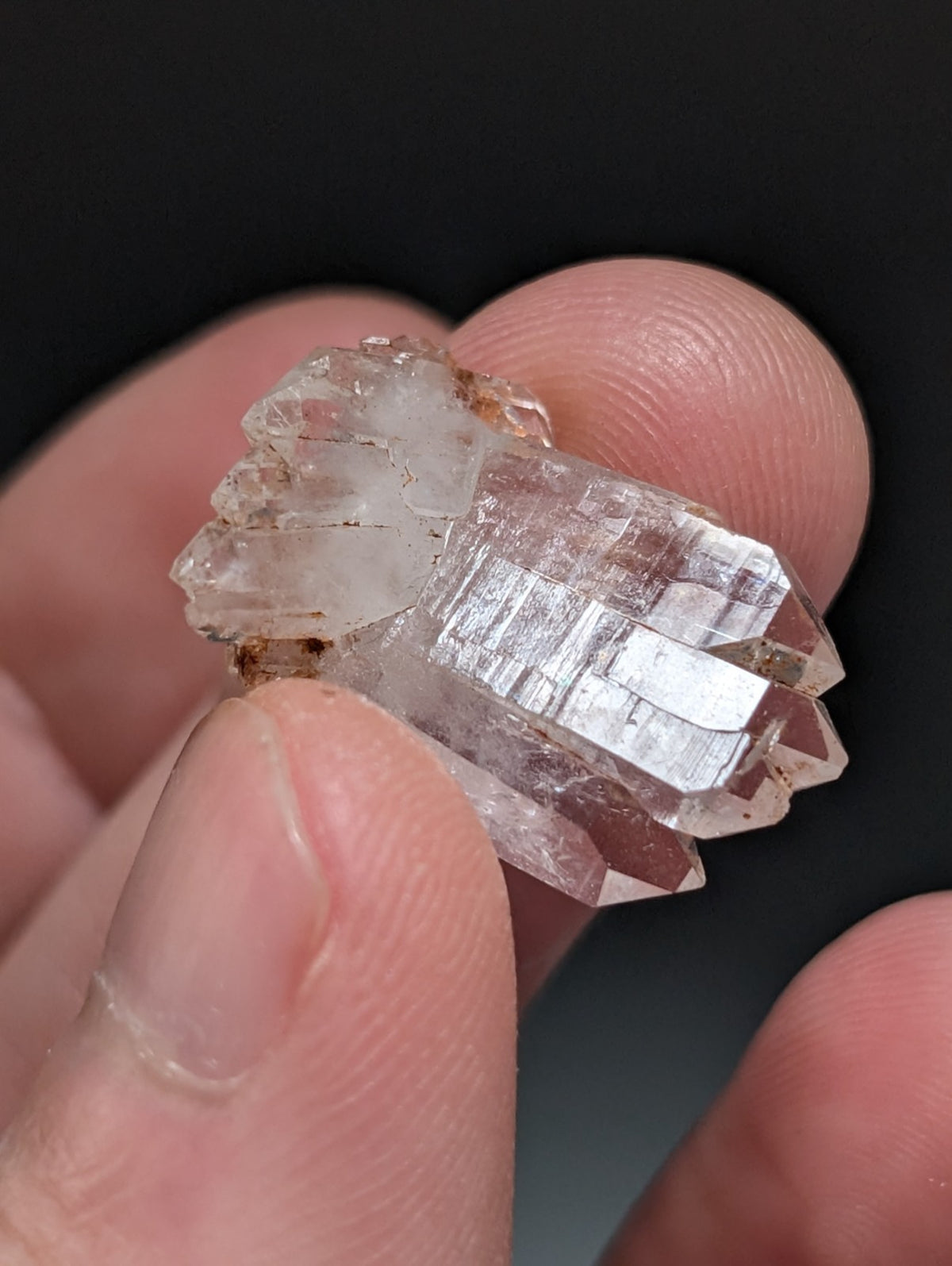 Unique Quartz Crystal Oddity, Double Terminated, Montgomery County, Arkansas