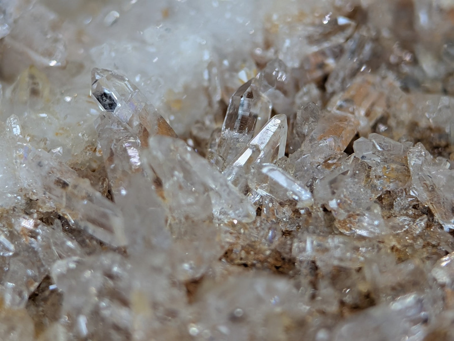 Large Faden Quartz Crystal Cluster, Old Stock, Montgomery County, Arkansas, ooak