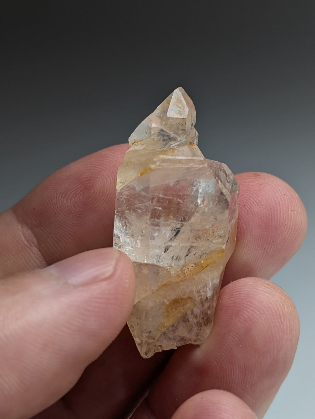 VERY Unique Quartz Crystal Point, Old Stock, Montgomery County, Arkansas, USA
