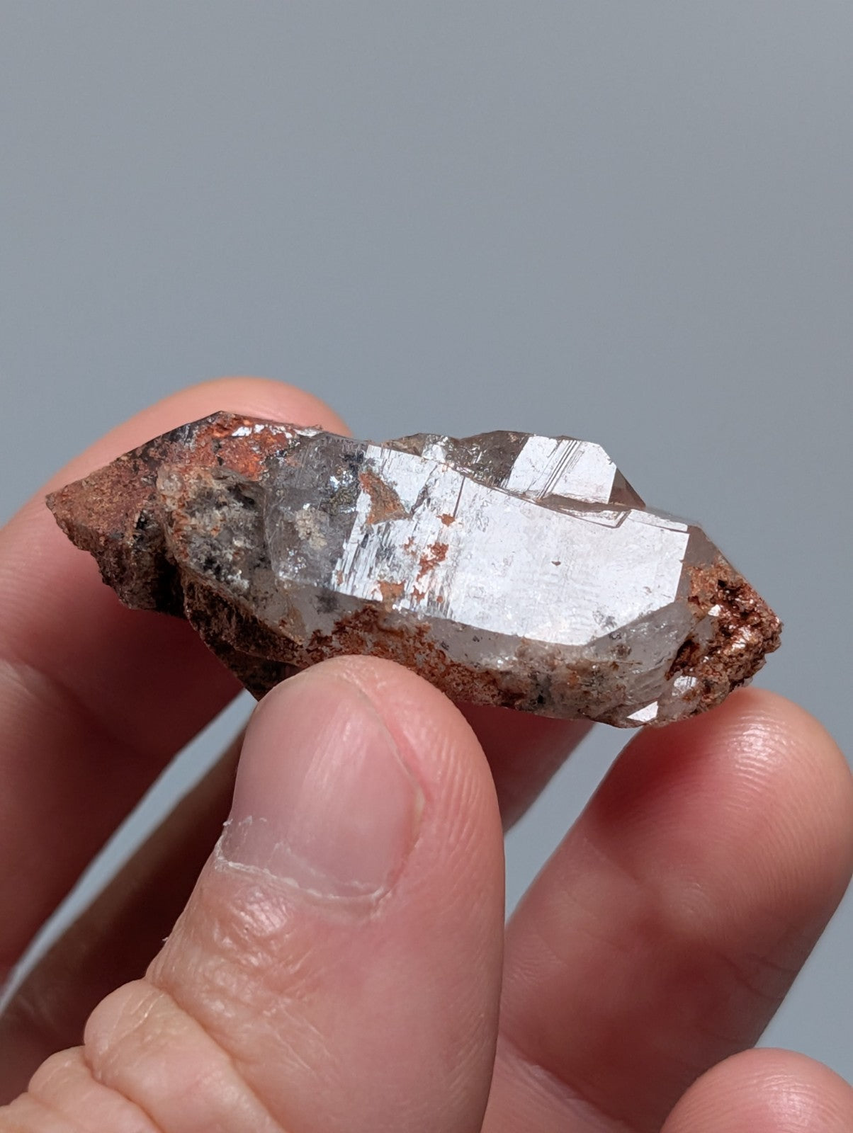 Phantom Quartz, Unique Old Stock, Montgomery County, Arkansas, Double Terminated