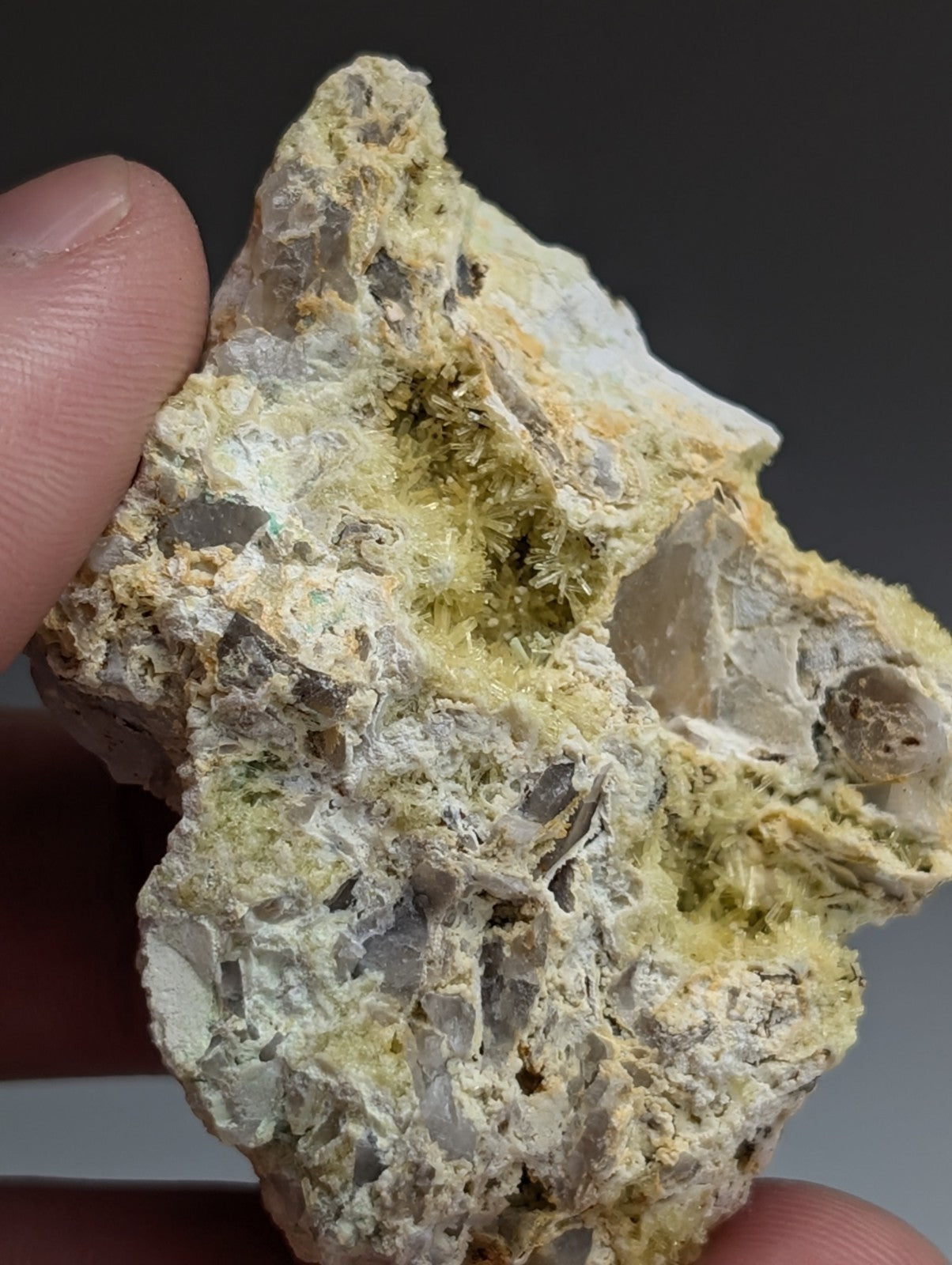 Wavellite with Variscite - Rare Old Stock - Polk County, Arkansas, Super Unique