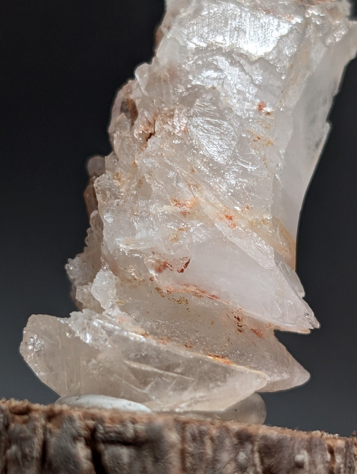 Growth Interference Quartz Crystal - Montgomery County, Arkansas, ooak, Unique