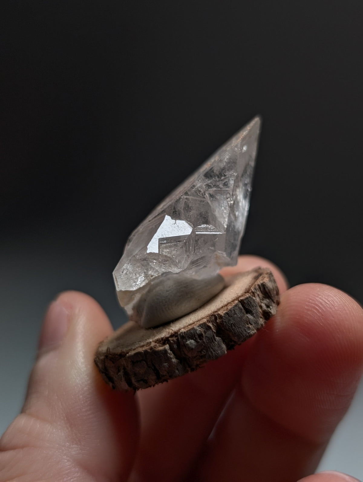 Growth Interference Quartz Crystal - Montgomery County, Arkansas, ooak, Unique