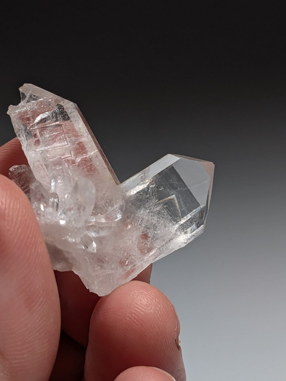 Japan Law Quartz Crystal, Collier Creek, Montgomery County, Arkansas, VERY RARE