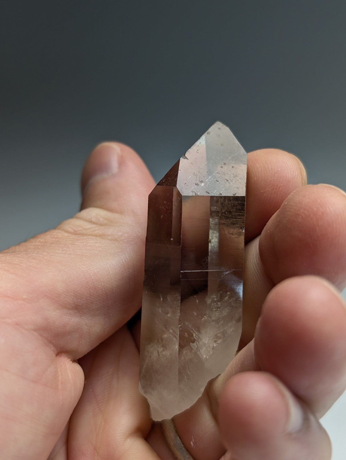 Natural Smoky Quartz Crystal w/ Very unique inclusions, Garland County, Arkansas