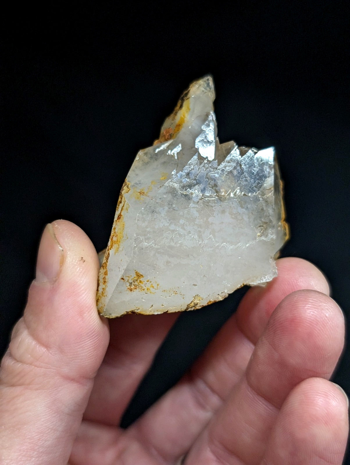 Unique Etched Quartz Crystal Point, Old Stock, Saline County, Arkansas
