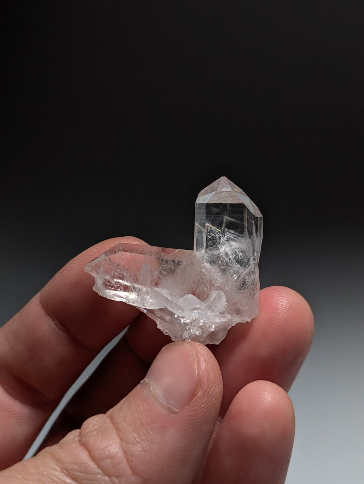 Japan Law Quartz Crystal, Collier Creek, Montgomery County, Arkansas, VERY RARE