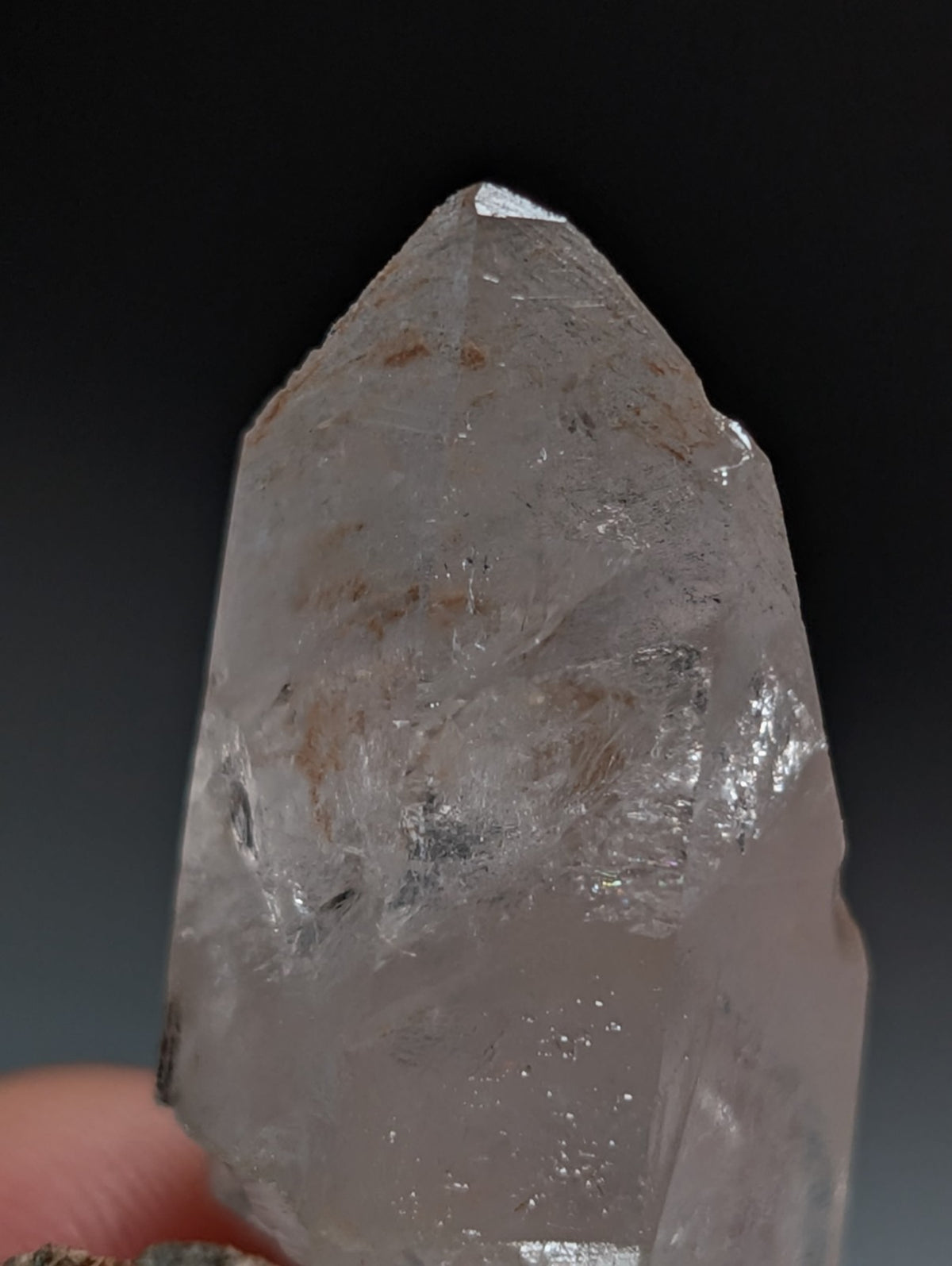 Growth Interference Quartz Crystal - Montgomery County, Arkansas, ooak, Unique
