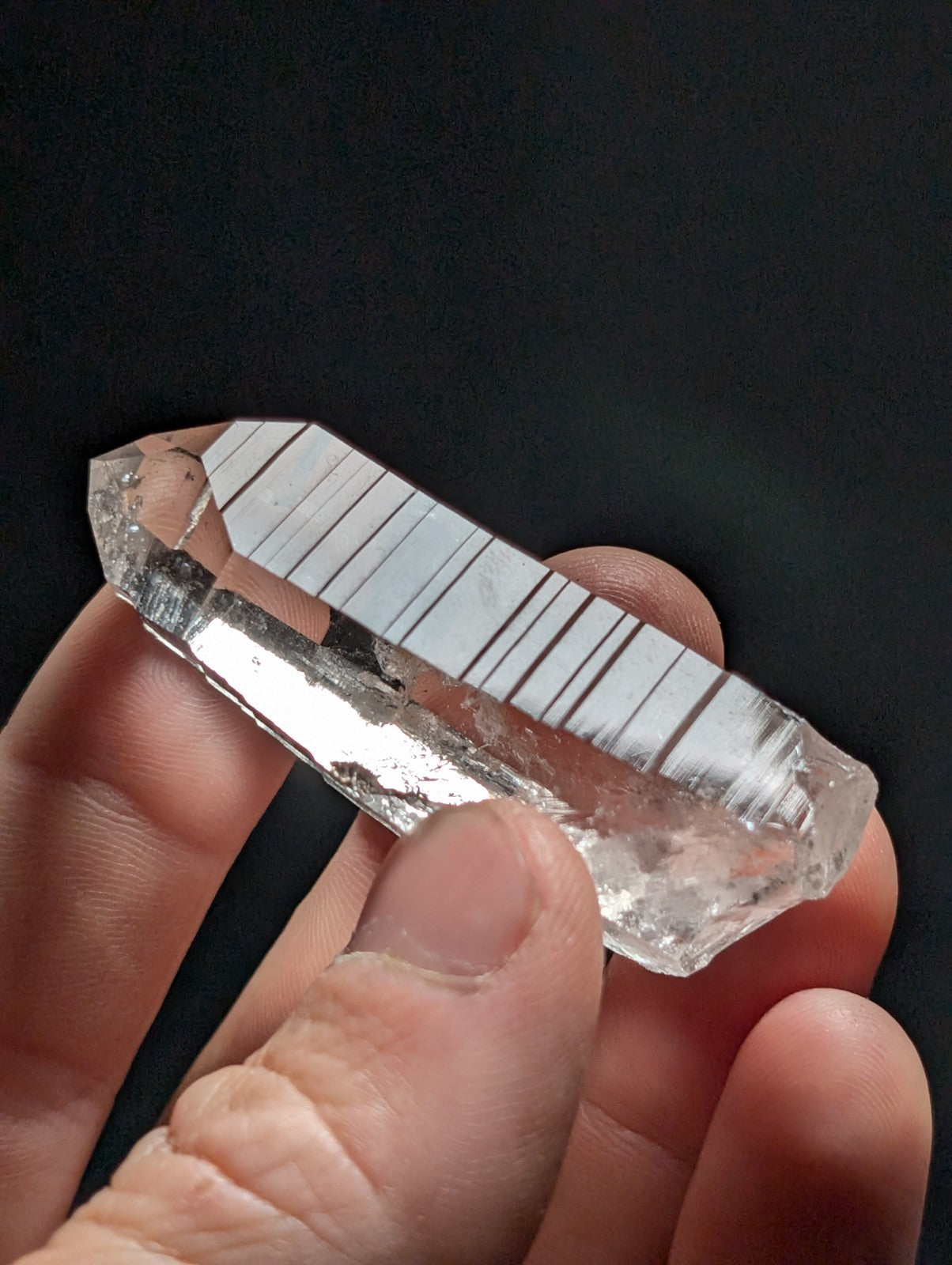 A+++ "Lemurian" Quartz Crystal Point, Garland County, Arkansas, USA, A+